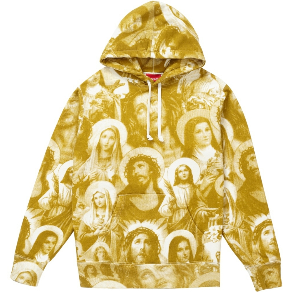 SUPREME⛔ Jesus & Mary Hoodie (L)
